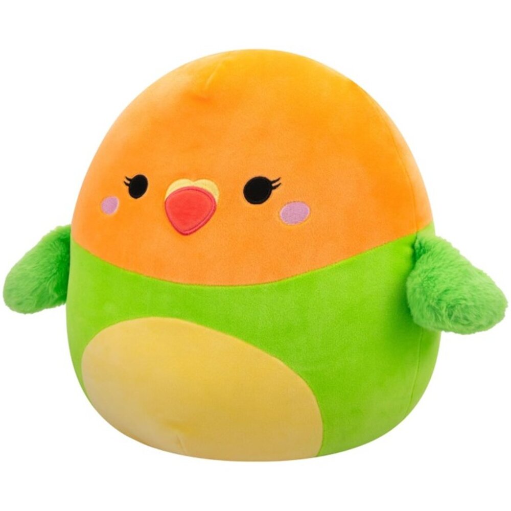 Squishmallows - "Plath" the Green-Orange Lovebird , Original 14" and Others